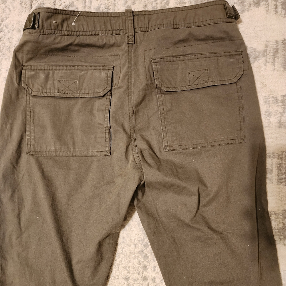 Vintage Y2K Abercrombie & Fitch Pants Army Green Cargo Outdoor Paratrooper